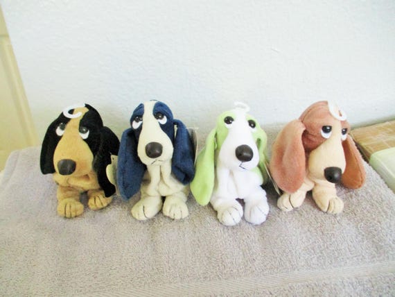 Beanbag Plush Hush Puppies by Applause/90's Retired Basset Hound