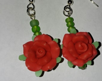 Rose Earrings