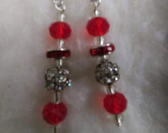 Fancy Red Earrings Perfect For A Night On The Town