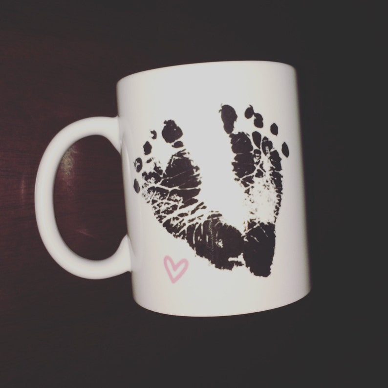 Personalized Handprint/footprint Mug 11oz 15oz 17oz Etsy
