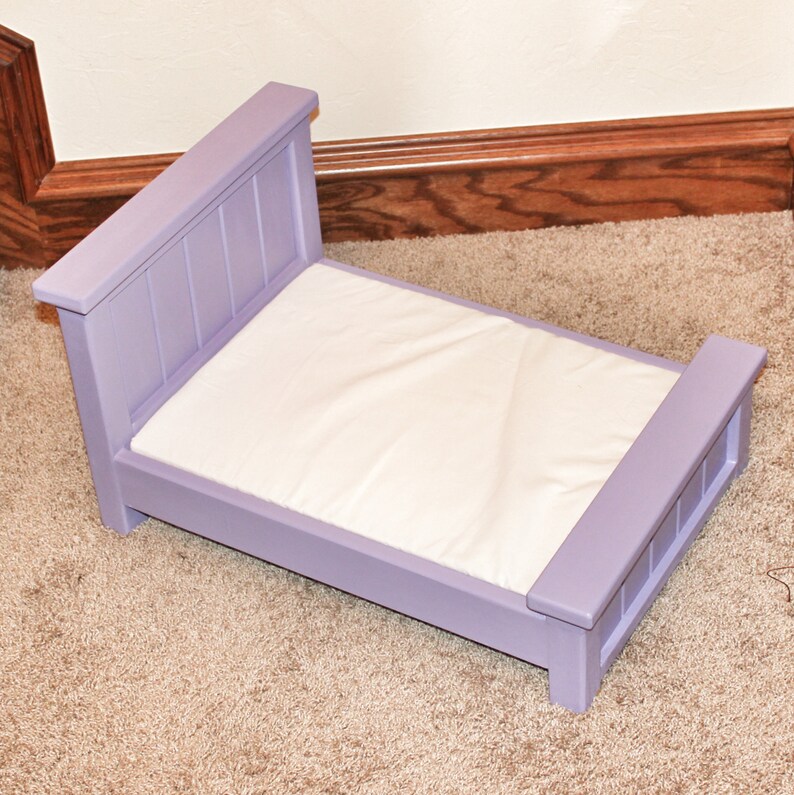 Custom Made Wood Doll Bed for 18 Inch doll Doll Furniture Etsy