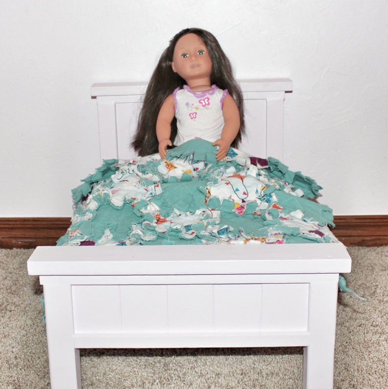 Custom Made Wood Doll Bed for 18 Inch doll Doll Furniture Etsy