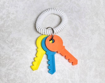 colorful pretend keys set for kids, pretend and imaginative play
