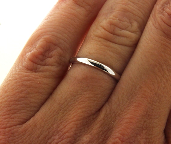 2.5 mm platinum wedding cheap band