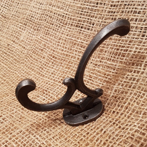 Addison Antique Iron Hat & Coat Hook Etsy