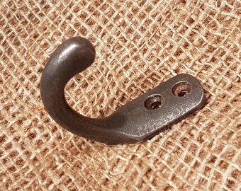 Vintage cast iron 2" Single Robe Hook