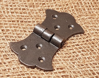 Butterfly Hinge - Antique Iron or rustic finish