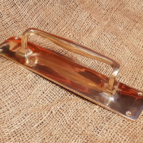 Vintage Brass Door Handle Etsy