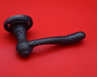 Lever Handle Hammered Rope Georgian