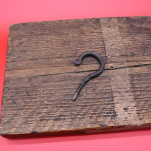 Large Hand Forged Screw-In Hook