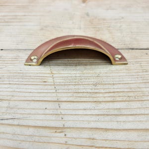 Solid Brass polished Basic Design cup pull handle imagen 3