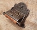 The Bury Street London - Vintage Antique Iron toilet paper holder with lid 