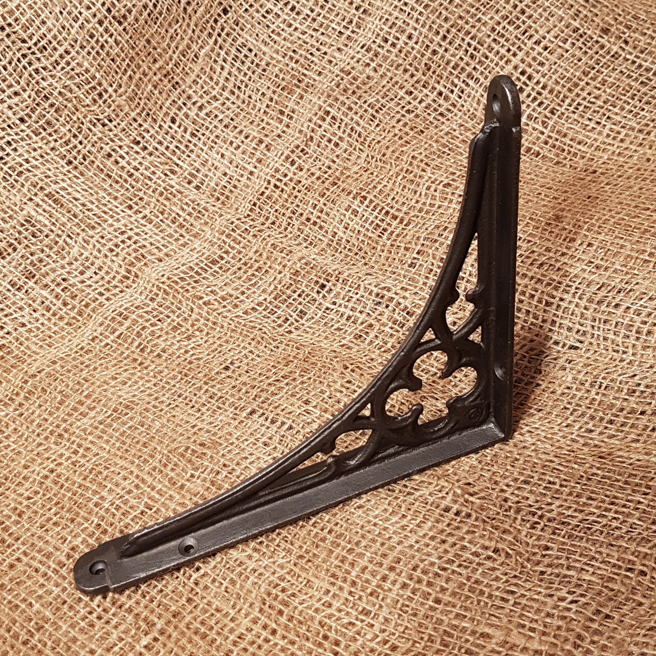 The Gothic Vintage Antique Iron Shelf Bracket Etsy