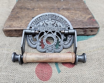 The Waterloo -  Cast Iron Toilet Paper Holder