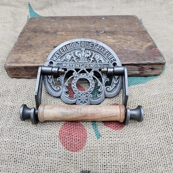 The Waterloo -  Cast Iron Toilet Paper Holder