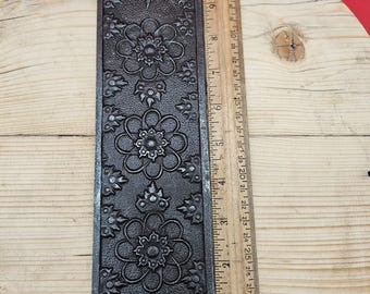 Ellerker - Door Push Plate - Antique Cast Iron