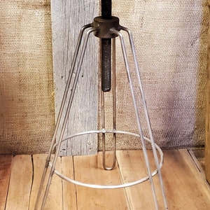The Maxwell - Hairpin Leg swivel Stool (adjustable height & no top)
