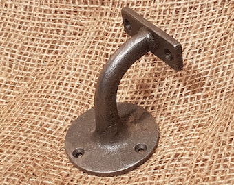 Hand Rail Bracket 3" Antique Iron