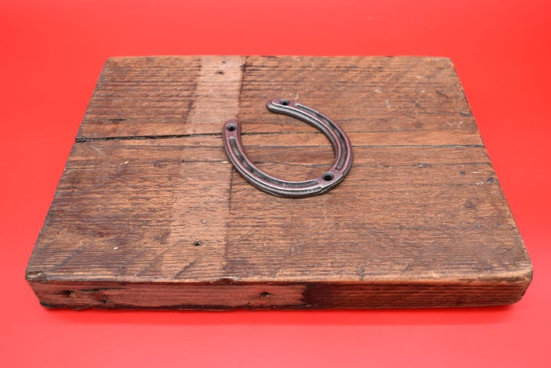 Horse shoe - 3", 4", 6" double robe hook, decorative (3" no hook), cowboy hat(4") image 13