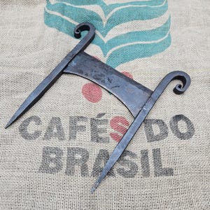 Scroll Top - Hand Forged  Boot Scraper