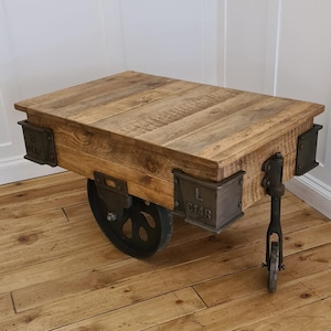 Victorian Railway Cart Metal hardware kit (wood not included)