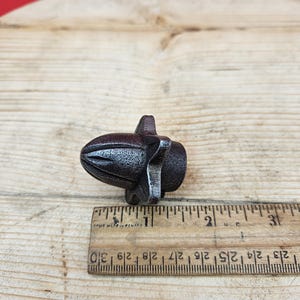 Antique Cast Iron Ball or Wide Finial for curtain rod end