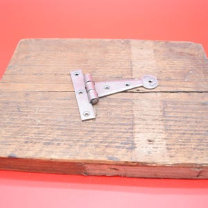 Penny End 4" Hand Forged Tee Hinge