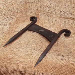 Scroll Top - Hand Forged  Boot Scraper