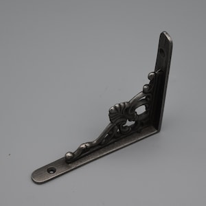 The Floret Shelf cast iron Bracket 4.5"x 5"