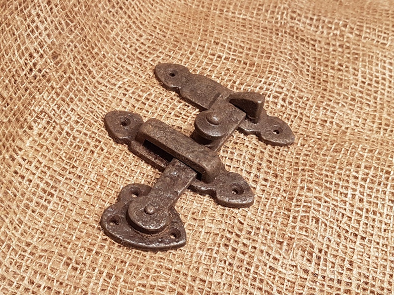 Vintage Antique Iron Gate Latch Set Etsy