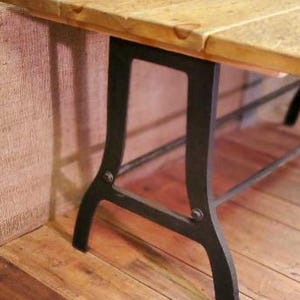 Abbot - Antique Iron Table Base - (No Top)