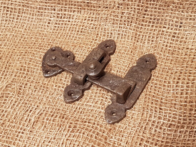 Vintage Antique Iron Gate Latch Set Etsy