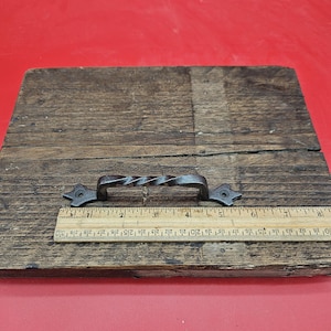 Gothic hand forged Twisted Pull Handle