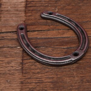 Horse shoe - 3", 4", 6" double robe hook, decorative (3" no hook), cowboy hat(4") image 14