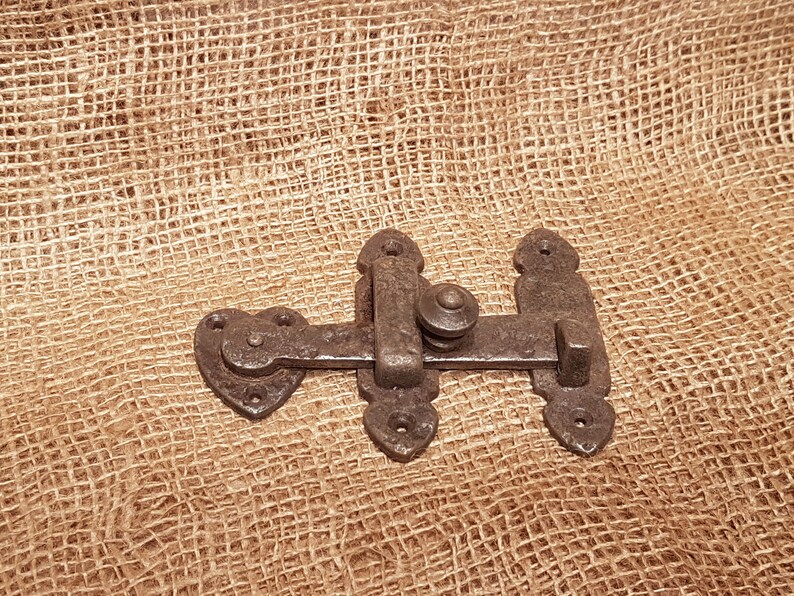 Vintage Antique Iron Gate Latch Set Etsy