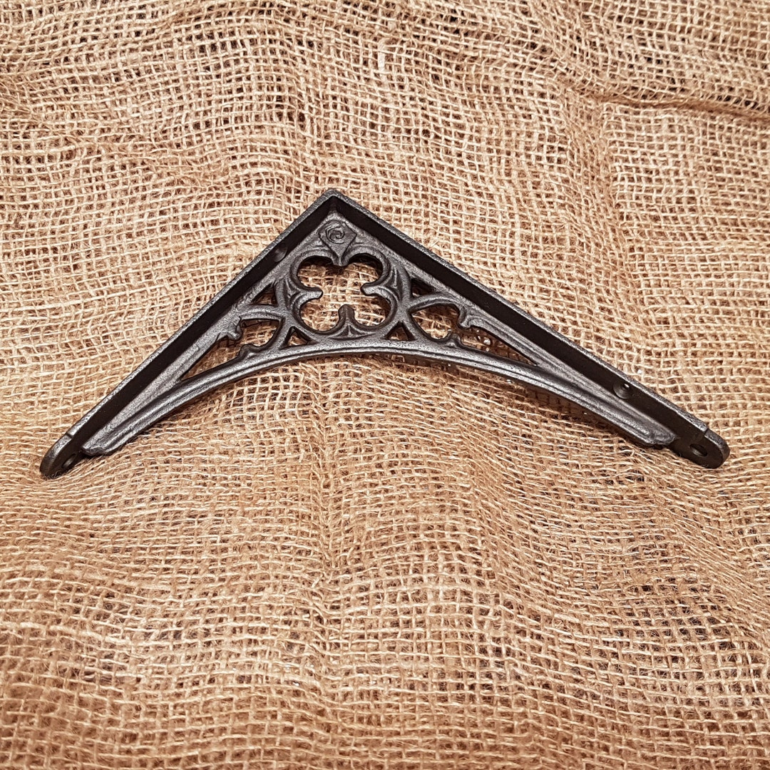 The Gothic Vintage Antique Iron Shelf Bracket Etsy