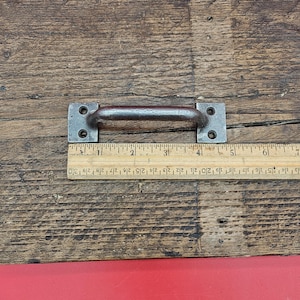 Sash Handle Square End Cast Antique Iron 125 mm
