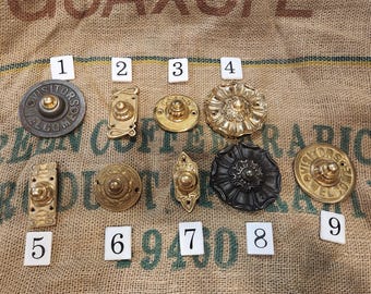 Door Bell Push - (9 x styles to choose from)