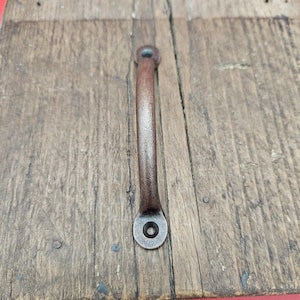 Bow Handle Penny End 5" Solid brass, chrome, antique iron, antique copper or black finishes