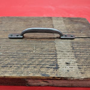 Sash Handle 4 Hole Cast Antique Iron 6 inch - 2 Styles