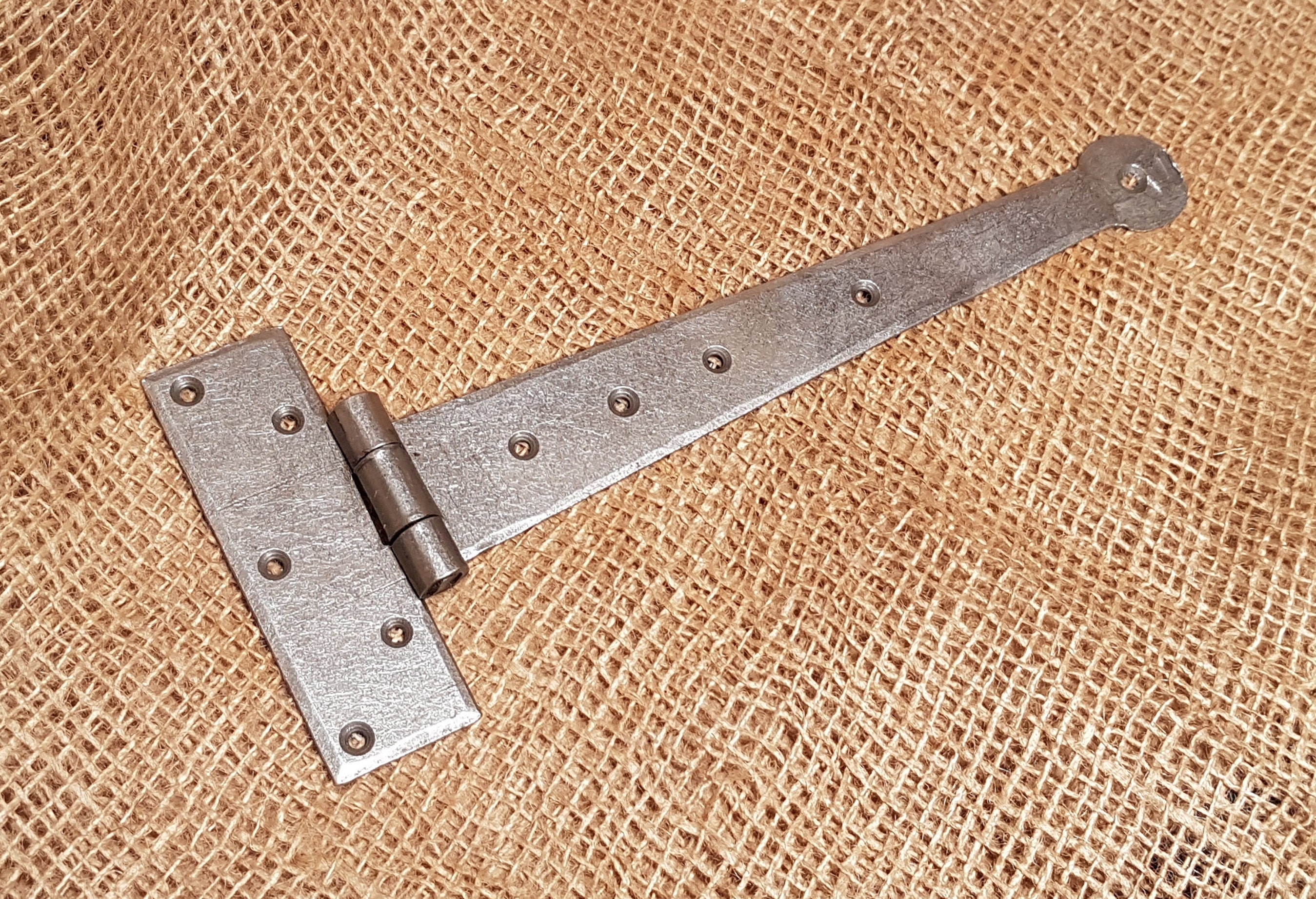 Penny End Hand Forged Hinge 10"