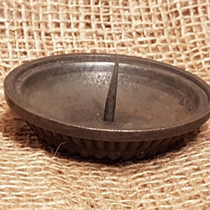 Candle Base Holder - Cast Iron 3&quot;