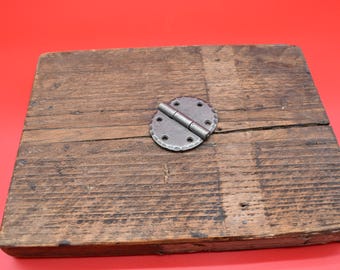 Round Disc Hinge 55mm (Pickard)- hand forged - Antique Iron