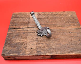 Coat Hook Double 38CS 2 Part Cast Iron 110mm