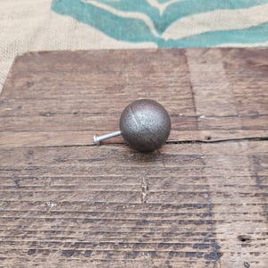 The Cannon Ball - Drawer knob Cast Iron