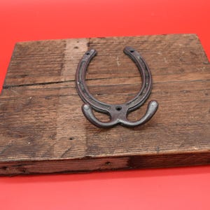 Horse shoe - 3", 4", 6" double robe hook, decorative (3" no hook), cowboy hat(4") image 7