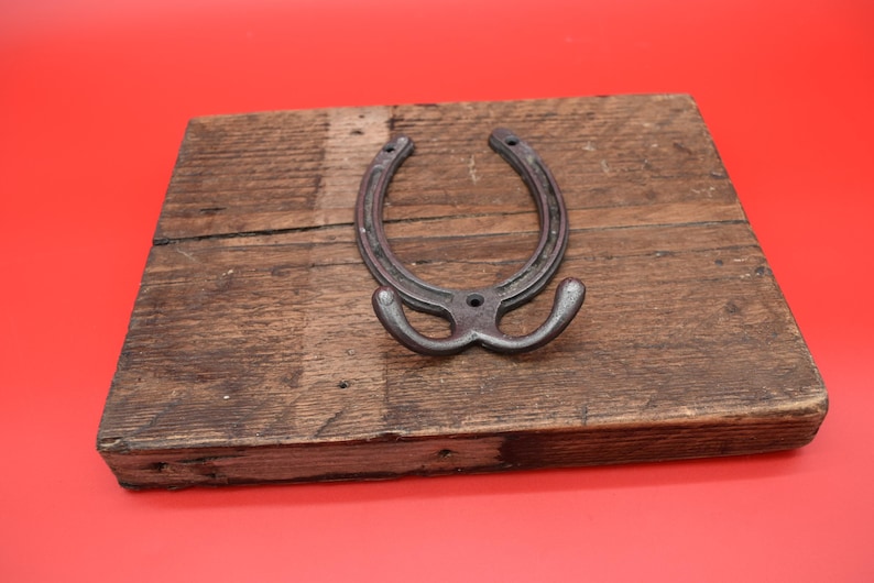 Horse shoe - 3", 4", 6" double robe hook, decorative (3" no hook), cowboy hat(4") image 7
