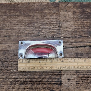 Square Cupped Design Handle Polished Chrome