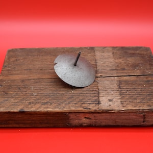Candle Base Holder-Screw-In 3" Pressed Steel-2 Finishes