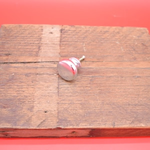 The Polished Chrome round shaker style drawer knob